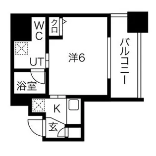 スパシエロッサ横浜吉野町【3階】の間取り