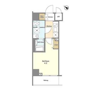 RISING PLACE 川崎二番館【7階】の間取り
