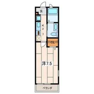 ミレーヌ仲町台【2階】の間取り