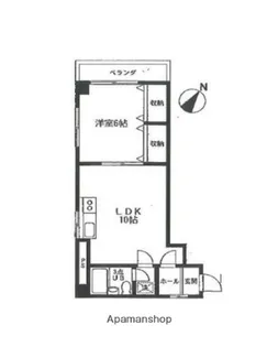 ランドフォレスト横浜蒔田【2階】の間取り