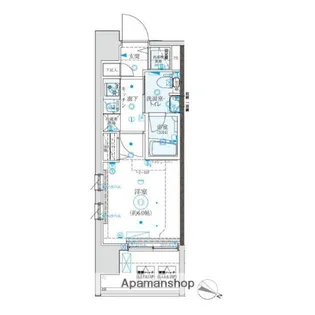 クレイシア横濱阪東橋【4階】の間取り