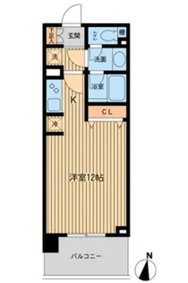 ドゥーエ横濱台町【7階】の間取り