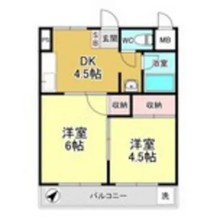 メゾンブランシュ日吉【305号室】の間取り