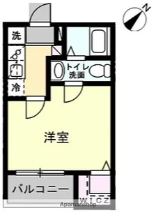 ベイルーム横浜桜木町【2階】の間取り