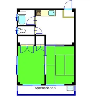 井上コーポラス【3階】の間取り