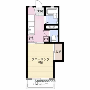 ミディハイツ【2階】の間取り