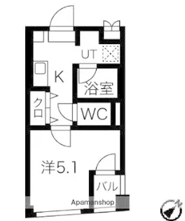 GRACEHILLS横浜【1階】の間取り