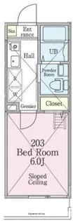アールワン【2階】の間取り