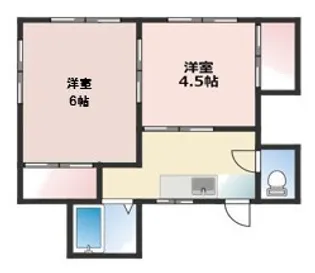 横須賀グリーンベース南棟【1階】の間取り
