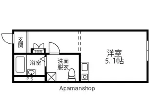 MIISA HOSHIKAWA【2階】の間取り