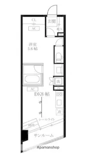 開洋館【7階】の間取り