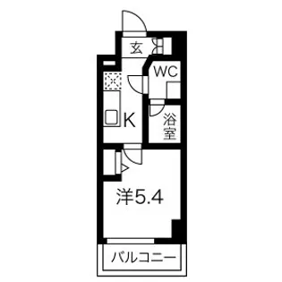 クラリッサ川崎ルーナ【2階】の間取り