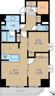 CITYLUXYOKOHAMA【0803号室】の間取り