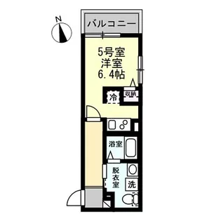 神奈川県横浜市緑区中山4丁目【アパート】の間取り
