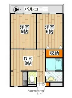 ベルウッド野川【4階】の間取り