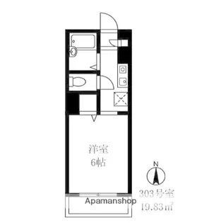 ヨコハマベイキングプリンセス【3階】の間取り