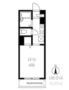 ヨコハマベイキングプリンセス【1階】の間取り