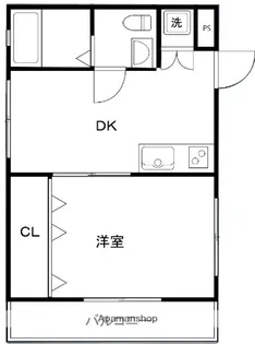 ハイム仲俣【2階】の間取り