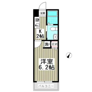 パルトネール二俣川Ⅲ【1階】の間取り