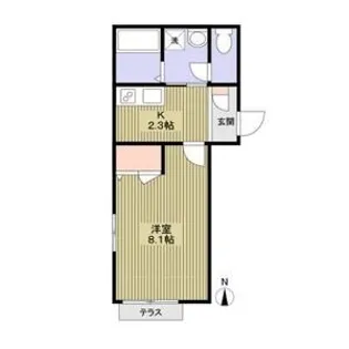 SKYGARDEN【1階】の間取り