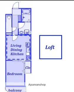 シャトーブラン綱島【1階】の間取り