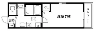 ガーデン植幸【103号室号室】の間取り
