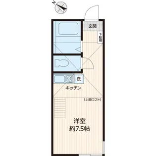 パークウェイ鶴見【1階】の間取り