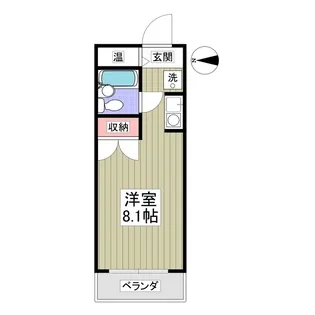 リュミエ本厚木【1階】の間取り