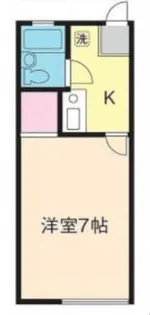 白駒ハイツ【206号室号室】の間取り