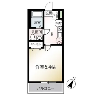 MQUARTO湘南海岸公園Ⅱ【1階】の間取り