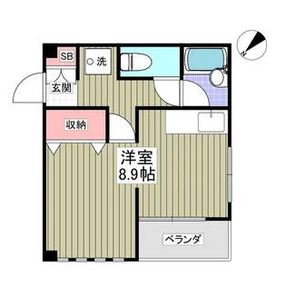 リエス湘南戸塚【2階】の間取り