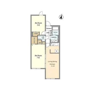 グローリオシェルト馬込【4階】の間取り