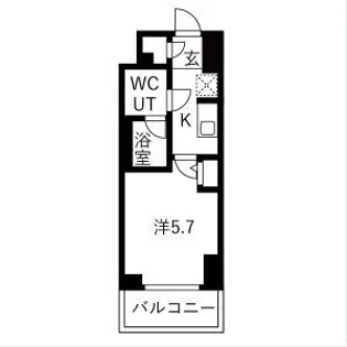 クラリッサ横浜シエル【7階】の間取り