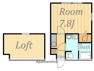 アヴニール【1階】の間取り