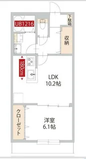 フォンターナ桜台【2階】の間取り