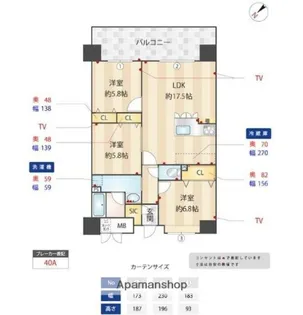 ニューガイア川崎№70【5階】の間取り