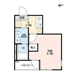 ヒルサイド追浜【1階】の間取り