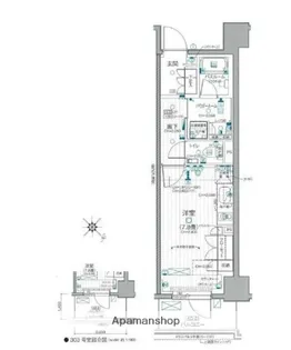 デュオステージ関内Ⅱ【3階】の間取り