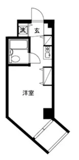 コスモハイム元住吉【4階】の間取り