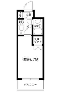 ジョイフル南林間第2【0104号室】の間取り