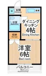 神奈川県相模原市中央区上矢部3丁目【アパート】の間取り