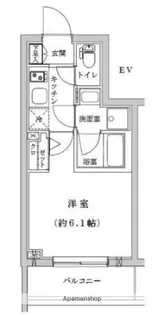 ライジングプレイス登戸【2階】の間取り