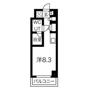クラリッサ大倉山【3階】の間取り