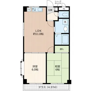 グリーンヒル・カトウ【1階】の間取り