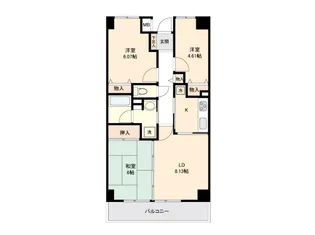 アーバンパーク市ヶ尾【4階】の間取り