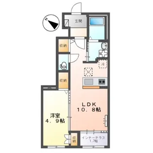 スプレンダー【1階】の間取り