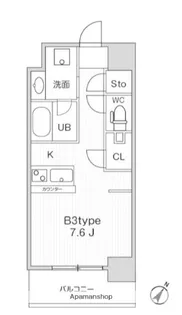 JMF RESIDENCE 町田【6階】の間取り