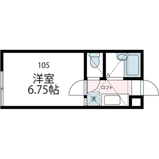 ベルツリー【105号室号室】の間取り