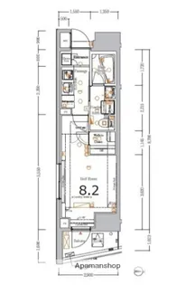 XEBEC大鳥居ASYLCOURT【3階】の間取り