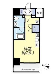 クラリッサ大通り公園【7階】の間取り